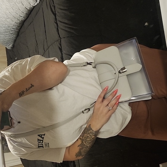 Light grey clear handbag - Picture 5 of 6